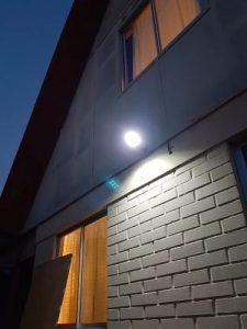 solar wall lamp, lampione solare da esterno uso