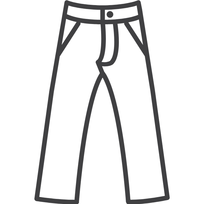pantaloni elasticizzati taglie