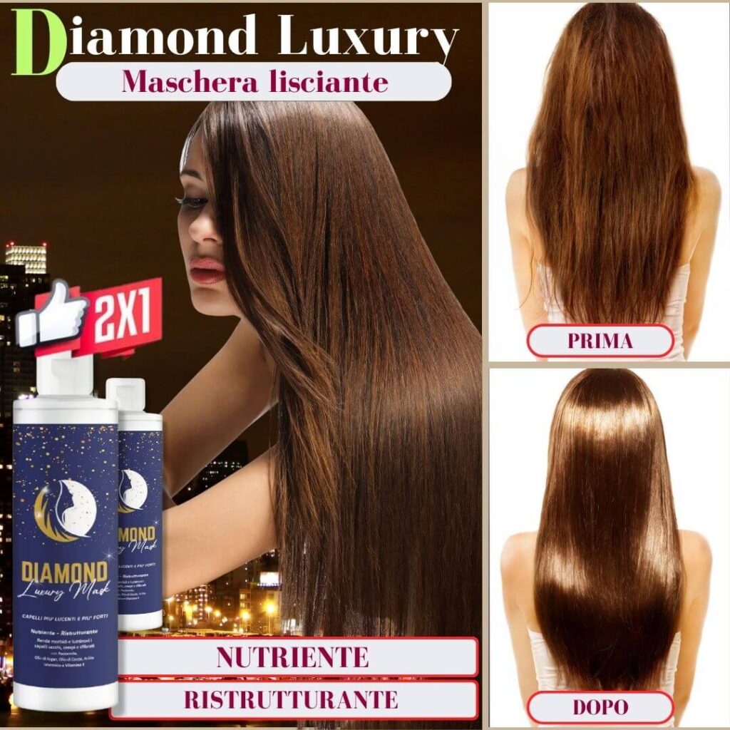 diamond maschera lisciante capelli